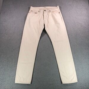 Todd Snyder Jeans Adult 32x32 Cream Ecru Selvedge Slim Fit Japanese Denim Button